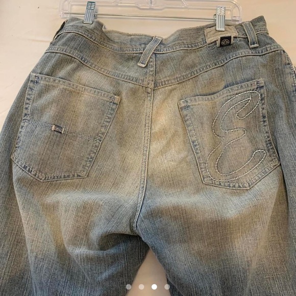VINTAGE ENYCE Acid Wash Embroidered Jeans - Picture 2 of 3